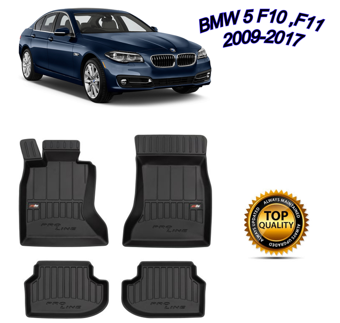 TIPSKI GUMENI PREMIUM 3D TEPISI ZA BMW 5 F10, 5 F11 06.09-02.17 